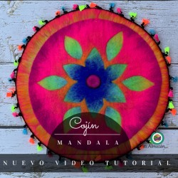 Video Tutorial "Cojín Mandala"